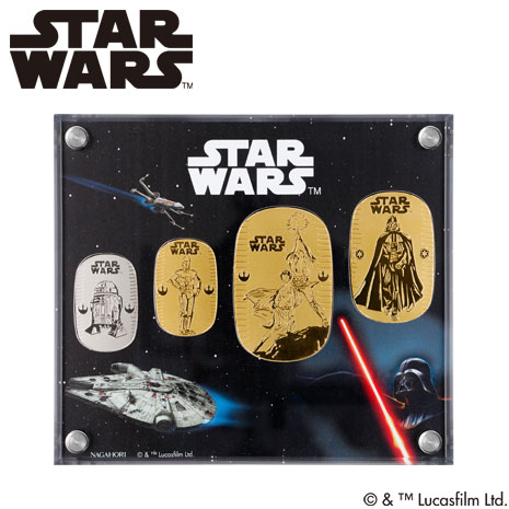 コンプリートセット）「スター・ウォーズ」純金・純プラチナ小判