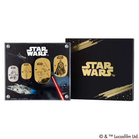 コンプリートセット）「スター・ウォーズ」純金・純プラチナ小判