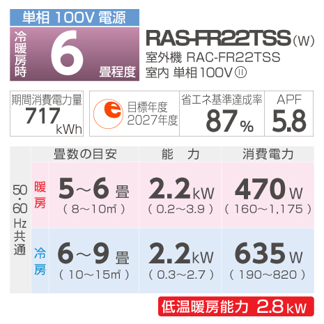 6畳用）＜日立＞2025年最新エアコン「白くまくん」下取有