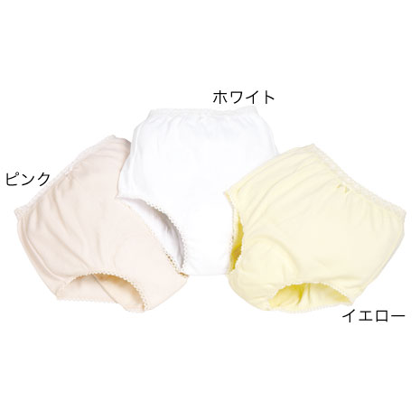 セルヴァン＞レース付深ばき安心ショーツ同サイズ3色計6枚組