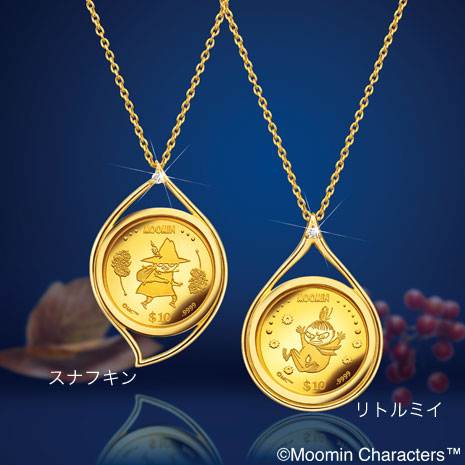 みんみん リトルミイ＞純金コインの宝飾ペンダント】 ニッポン放送ラジオ