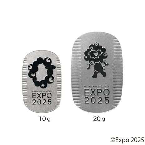 〘希少〙日本万国博記念小判プラチナ•純銀小判２枚セット 限定販売希少品 EXPO'70 万国博記念 純金【24金】小判62g 純