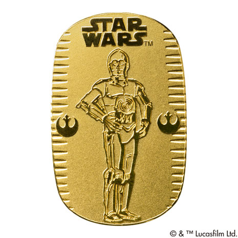 10g・C－3PO）「スター・ウォーズ」純金小判】 ニッポン