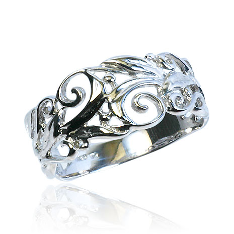 ホワイトゴールド ファッションリング ニッポン放送ラジオショッピング通販 オンライン ラジオリビング