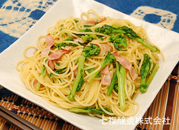 菜の花の柚子胡椒パスタ 白だしを使ったレシピ ニッポン放送ラジオショッピング通販 オンライン ラジオリビング