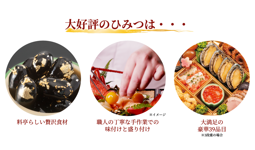 大好評のひみつは・・・