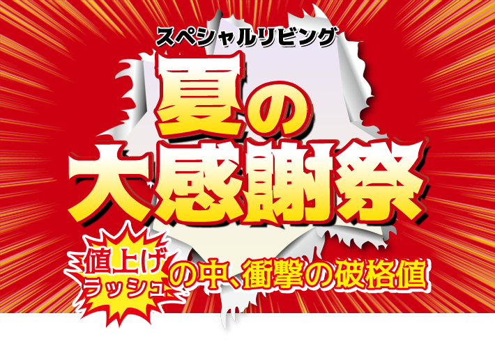 スペシャルリビング 総決算 夏の大感謝祭